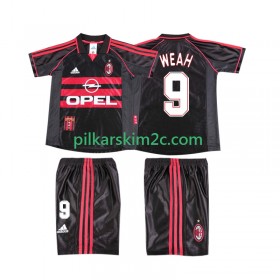 Koszulka AC Milan WEAH 9 1999 Retro Dziecięca Trzeciej 1998 Koszulki Piłkarskie